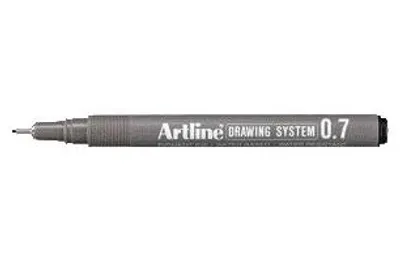 Produktbild von Artline - Technischer Fineliner 0,7 mm schwarz | 12 Stück