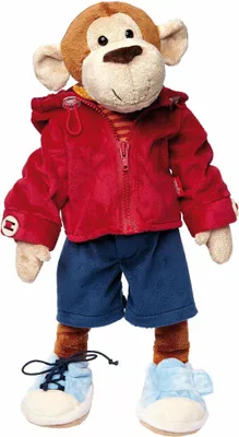 Immagine prodotto di sigikid bambola da vestire giocattolo di apprendimento scimmia multicolore 43 cm, 40989