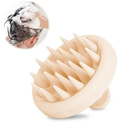 Obrázek produktu pro Silikonová masážní kartáč pro růst vlasů a relaxaci