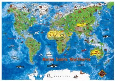 Image de Ma carte du monde colorée