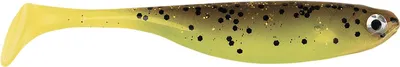 Produktbild von Berkley Shad Powerbait Sneakshad 11cm Farbe Brown Chartreuse Gummifisch Kunstköder Raubfischköder