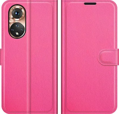 Produktbild von Mobigear Classic  HONOR 50 Hülle Klapphülle Geldbörse - Magenta