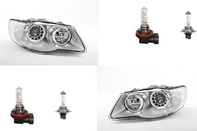 Produktbild von Scheinwerfer passend für VW Touareg 7L 01/2007-05/10 mit H9 H7 Satz Links rechts 7L6941039 7L6941040 Johns
