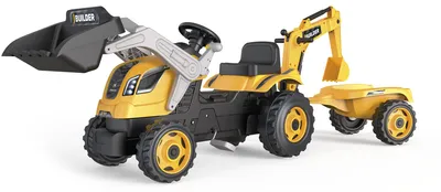 Obrázek produktu pro Smoby 710304, Traktor, 3 rok/roky, Plast, Černá, Šedá, Žlutá
