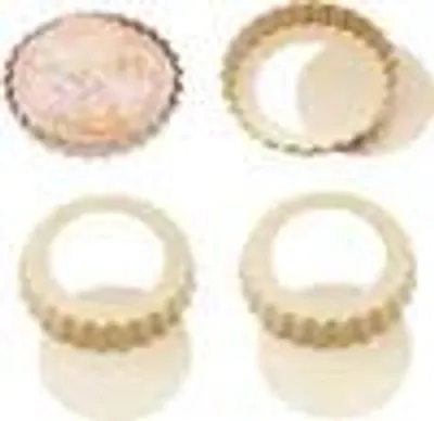 Produktbild von 4er Backformen Quicheform mit Hebeboden für Quiches/Tartelettes,Antihaftbeschichtung