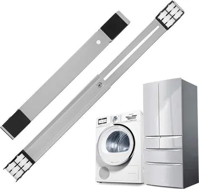 Produktbild von Famanu Wasmachine Untergestell Set von 2 für Waschmaschine und Kühlschrank mit Rollen