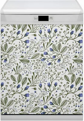 Produktbild von Magnete  Küche Magnetmatte Magnet für Spülmaschine Abwaschbar Dekor 60x70 cm  - Blumen