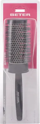 Produktbild von Beter 03099, Erwachsener, Rundhaarbürste, Schwarz, Silber, Einfarbig, Aluminium, Keramik, 4,3 cm