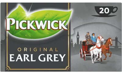 Zdjęcie produktu dla Pickwick Earl Grey Black Tea 40g – Aromatyczna herbata czarna z bergamotką