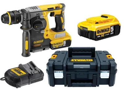 Produktbild von DeWALT DCH273P2T, Schwarz, Gelb, 2,4 cm, 1100 RPM, 2,1 J, 4600 BPM, 1,3 cm