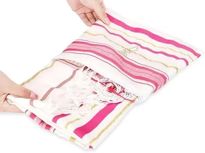 Immagine prodotto di Omgoods - Sjal da preghiera (Tallit) in poliestere