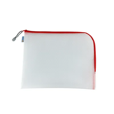 Image de HERMA 20014 Pochette universelle A4+ 36x28cm rouge fermeture éclair