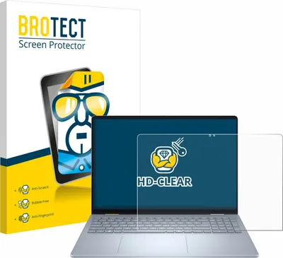 Produktbild von Für Dell 16 Plus-2-in-1 Schutzfolie BROTECT Displayschutz Display Schutz Folie Klar Transparent