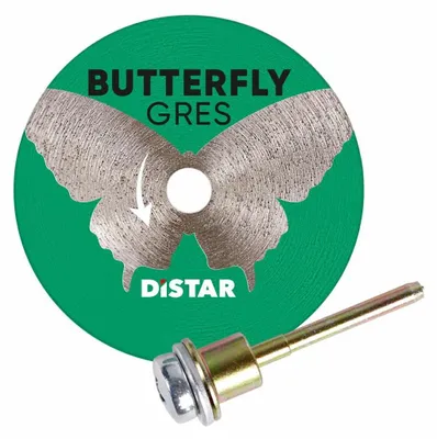 Produktbild von DISTAR BUTTERFLY DIAMOND BLADE 45 x 0,6 x 5,8/3,2-3,0F MIT SCHAFT