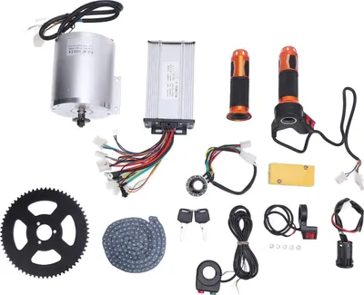 Obrázek produktu pro Elektrická střídavá stejnosměrná motorová sada 48 V 1000W s regulátorem Plynová koloběžka motocykl konverzní díly