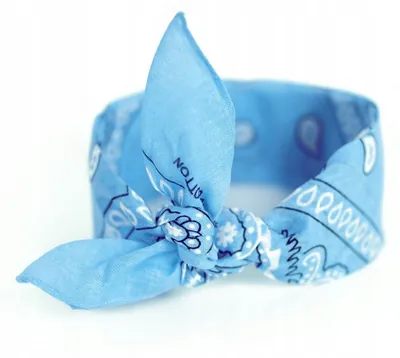 Produktbild von Art of Polo sz13014-9 Baumwoll-Bandana ornamiert hellblau