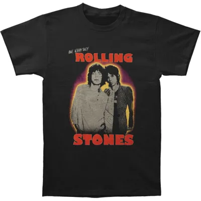 Produktbild von The Rolling Stones - "Mick & Keith" T-Shirt für Herren/Damen Uni RO435 (M) (Schwarz)