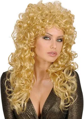 Produktbild von Blonde Lockenperücke Jolie Für Damen