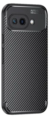 Produktbild von Handy Hülle für Google Pixel 9a Carbon Look Cover Case Schutzhülle Farbe: Schwarz
