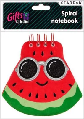 Produktbild von Anmerkungen zu einer spiralförmigen Plüschwassermelone