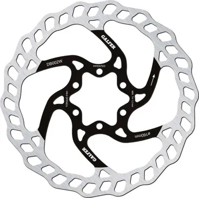 Obrázok produktu pre Brzdový kotúč Galfer 6b 1,8 mm strieborný 160 mm strieborný 160 mm