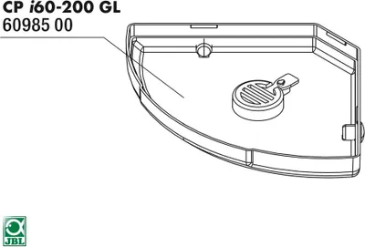 Produktbild von JBL CP i_gl Bodenplatte mit Ventil