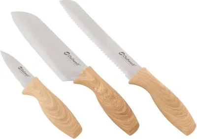 Produktbild von Matson Messerset Antihaftbeschichtung, Gemüsemesser 8,5 cm, Brotmesser 19,5 cm, Santokumesser 16,5 cm