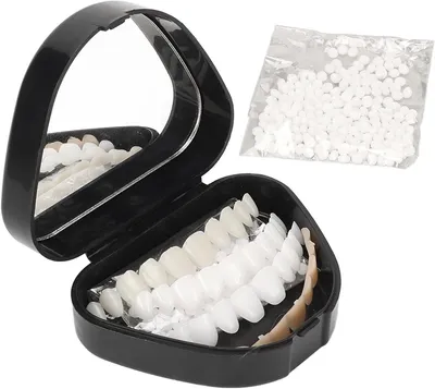 Produktbild von Temporäres Zahnreparatur-Set – Formbare falsche Zähne mit thermischen Montageperlen für Cosplay