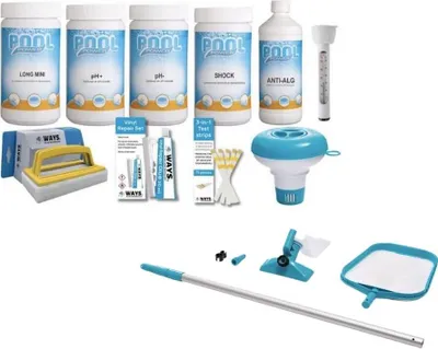 Obrázek produktu pro WAYS - Péče o bazén - Střední balíček Deluxe a sada pro péči o bazén