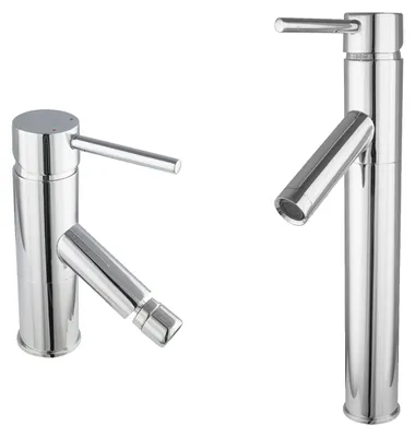 Produktbild von PaulGurkes Einhandmischer Armaturen-Set Rund Bidet und Waschschale Wasserhahn