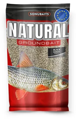 Produktbild von Sonubaits Natural Groundbait 1 kg Black Magic