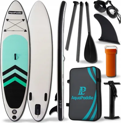 Obrázek produktu pro Board Sup 320 Cm Aquapaddle Set - Stabilní, Pádlo, Pumpa, Batoh, Ploutev