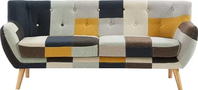 Produktbild von Sofa 3-Sitzer - Patchwork - Mehrfarbig - SERTI II
