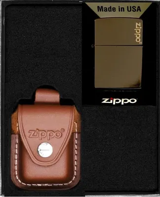 Zdjęcie produktu dla Zestaw Zippo Zapalniczka Brown Matte Logo Prezentowy No4