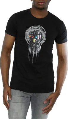 Produktbild von Avengers Infinity War - T-Shirt für Herren BI441 (M) (Schwarz)
