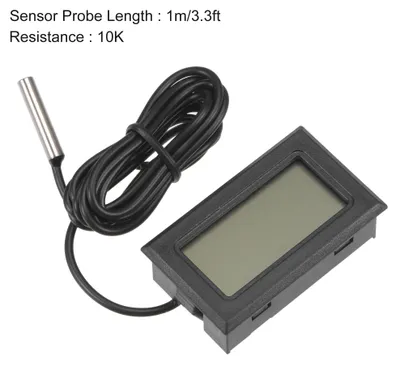 Produktbild von Digital Thermometer -50 bis 110 Grad 10K mit 1m NTC Temperatursondenkabel