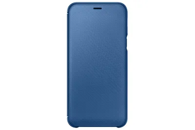 Produktbild von Original Samsung Wallet Bookcover für Galaxy A6 2018, Blau
