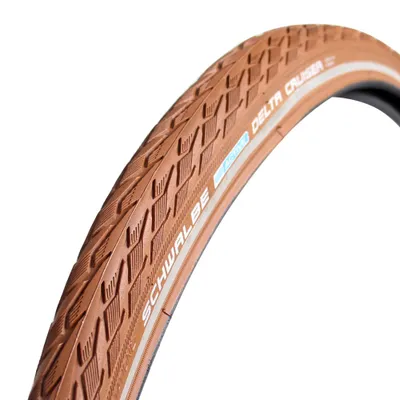 Zdjęcie produktu dla SCHWALBE "Delta Cruiser Plus" Act 37-622 (28" x 1.40), 700 x 35C, brązowy / odblaskowy, 775 g