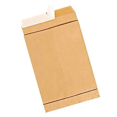Produktbild von MAILmedia Faltenversandtaschen DIN E4 ohne Fenster braun mit 4,0 cm Falte, 100 St.