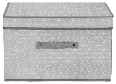 Productafbeelding van Speelgoedkist - Opvouwbaar - Grijs - 25x40x30 cm