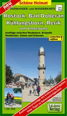 Immagine prodotto di Città anseatica di Rostock, Kühlungsborn, Bad Doberan, Rerik e dintorni 1 : 50 000