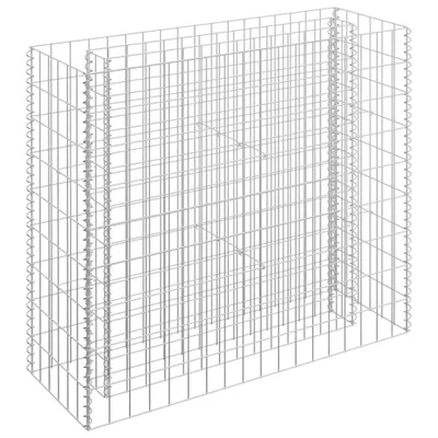 Produktbild von Gabionen-Hochbeet Verzinkter Stahl 90×30×90 cm
