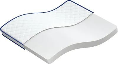 Image de Matelas vidaXL  Matelas moelleux blanc 200 x 160 x 17 cm en mousse PU