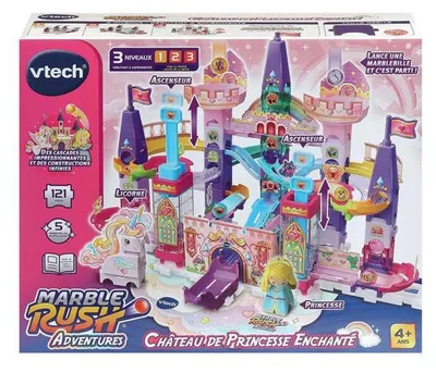 Obrázok produktu pre VTech Marble Rush Adventures, Hrad princeznej, stavebnica, 121 dielikov, viacfarebná