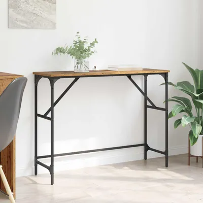 Productafbeelding van vidaXL Console tafel, gerecycled hout, 100 x 32 x 75 cm, houtvezel