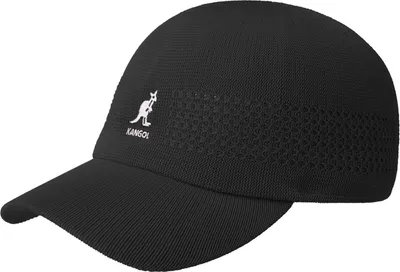 Kangol gestrickte Sommer Baseball-Cap Tropic Ventair in schwarz