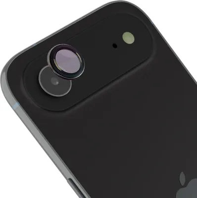 Produktbild von Glas für die Kamera mit Applikator für iPhone Air, Bizon Glass Snap Lens, 1 Set, Schwarz Rahmen
