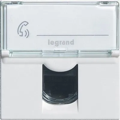 Produktbild von RJ45 Computer-Telefonbuchse 2 Module zum Zusammenstellen eines Mosaiks