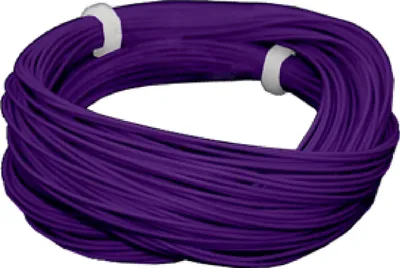 Produktbild von ESU 51941 Hochflexibles Kabel, Durchmesser 0.5mm, AWG36, 2A, 10m Wickel, Farbe violett