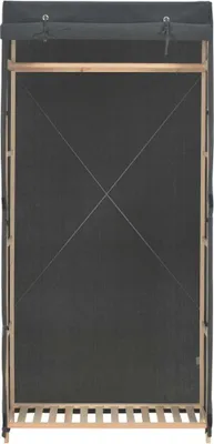 Produktbild von vidaXL Kleiderschrank Grau 79 x 40 x 170 cm Stoff